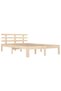 Bed frame, 200x200 cm, solid pine wood - 3