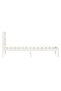 Bed frame, white, 90x200 cm, solid pine wood - 5