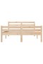 Bed frame, 160x200 cm, solid wood - 5