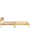 Bed frame, 200 x 200 cm, solid recycled wood - 4