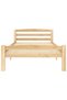 Bed frame, 90x200 cm, solid pine wood - 3