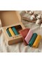 Set of 7%100 Cotton Muslin Baby Mouth Wipes – Multi-Colored Gift Box Set - 5