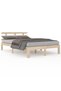 Bed frame, 200x200 cm, solid pine wood - 2