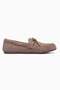 Women's Suede Loafers Embroidered Lace-Up Shoes Talina Mink - 2