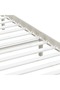 Bed frame, white, 160x200 cm, solid pine wood - 6