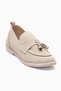 Women's Knitwear Loafers Suede Detailed Tasseled Lightweight Comfortable Daily Shoes Rivina Beige - 3
