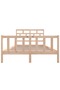 Bed frame, 120x200 cm, solid pine wood - 4