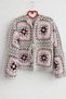 Handmade Granny Square Cardigan – Special Design Crochet Women's Cardigan - 2