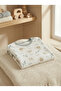 100% Organic Cotton Long Sleeve Baby Bodysuit 0-3 Months Soft Newborn Bodysuit with Snap Fasteners - 6