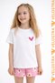 Girl's Sweet Watermelon Printed Oversized Comfortable Daily Use Combed Cotton T-Shirt - 2