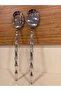 Serving Salad Set 2-Piece Rice and Steel Bamboo Bamboo Colors Silver Length 29 cm - 8