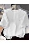 Heart Daisy Printed Unisex Women/Men Oversized Crew Neck T-Shirt