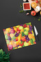 Mixed Fruit Themed Tempered Glass Cutting Board 30X40 cm Size Uv Printing - Bckt014 - 2