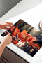 Tempered Glass Cutting Board with Autumn Leaves View Uv Printing in 30X40 cm Size - Bckt013 - 5