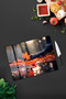 Tempered Glass Cutting Board with Autumn Leaves View Uv Printing in 30X40 cm Size - Bckt013 - 2