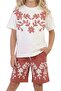 Girl's Two-Piece Set P Cotton U Top and Bottom Two-Piece Set - 3