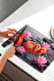 Lotus Flower Patterned Tempered Glass Cutting Board 30X40 cm Size Uv Printing - Bckt020 - 5