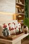Set of 4 Tasseled Punch Embroidered Cushion Covers (42X42 cm) Red-Cream - 6