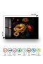 Vintage Floral Print Tempered Glass Cutting Board 30X40 cm Size Uv Printing - Bckt026 - 7