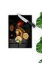 Vintage Floral Print Tempered Glass Cutting Board 30X40 cm Size Uv Printing - Bckt026 - 3