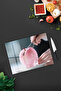 Pink Glass Apple Cutting Scene Tempered Glass Cutting Board 30X40 cm Size Uv Printing - Bckt028 - 2
