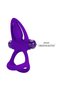 Inel vibrator pentru penis, violet - 4