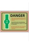 There Is a Danger of Fm200 Gas Extinguishing System, Ventilate Dekota – 3 mm Forex Warning 25 cm × 35cm