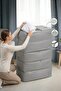 5-Piece Mega Size Gray Under Base Organizer Storage 74x46x22
