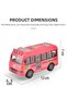 Toy Bus Doors Can Be Opened, Sliding, Battery-Free, Safe Minibus Car - 6