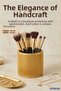 Makeup Organizer, Makeup Brush Holder, Makeup Organizer Set, Gold Color, Model 1 - 2