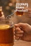 Set of 6 Borosilicate Glass Cups - 200ml. Hot and Cold Resistant Glass Mug - 2