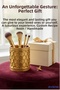 Makeup Organizer Makeup Brush Holder Makeup Organizer Organizer Gold Color Model 81 - 7