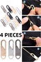 Zipper Slider Zipper Head Suitcase School Bag Si Replacement Head 4 Pieces