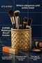Makeup Organizer Makeup Brush Holder Makeup Organizer Organizer Gold Antique Color Model 87 - 5