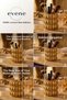 Makeup Organizer Makeup Brush Holder Makeup Organizer Organizer Gold Color Model 75 - 4