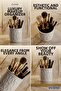 Makeup Organizer Makeup Brush Holder Makeup Organizer Organizer White Color Model 76 - 5