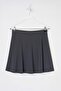 Anthracite 2 Layer Knitted Sports Shorts Skirt Tbbss24Ap00024