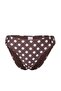 Brown and Polka Dot Pack of 2 Regular Normal Waist Bikini Bottoms Tbess25Ba00054 - 7
