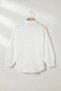White Oversized Wide Sleeve Cotton Pack Shirts Tdrss26Go00029 - 5
