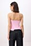 Açık Pembe Kalp Yaka Peplum Detaylı Party Büstiyer TPRSS26BS00019 - 4
