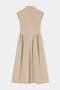 Trendyol Studio Bej Poplin Midi Dokuma Elbise TWOSS26EL00513 - 9