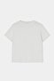 Ekru Düz Regular Bisiklet Yaka Standart Kol Kısa İnterlok Örme T-Shirt TWOSS26TS00064 - 7