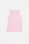 Pembe 2'li Düz Kız Çocuk Örme Tshirt Elbise Set TKDSS26AU00063 - 2