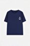 Red-Navy Blue 2-Piece Boys' Printed Knitted T-Shirt Tkdss26Ts00038 - 7