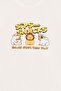 Ecru Unisex Capybara Printed Knitted T-Shirt Tkdss26Ts00065 - 6
