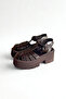Brown Thick Sole Women's Sandals P9025 - 6