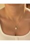 Cat's Eye Gold Minimal Chain Women's Necklace - 3