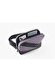Unisex Crossbody Mini Bag with Adjustable Strap, Side Bag with Leather Detail, Shoulder Bag - Gray - 4