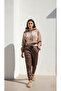 Brown Patterned Jogger Pants - 6