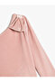 Bow Detailed One Shoulder Long Sleeve Velvet Blouse - 3
